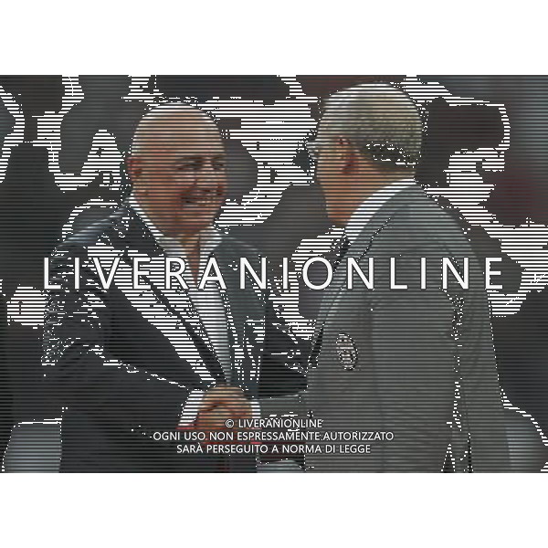 Milano 22-08-2010 20 Trofeo Luigi Berlusconi Milan-Juventus nella foto adriano galliani e luigi del neri ph marco luzzani/ag aldo liverani s.a.s.