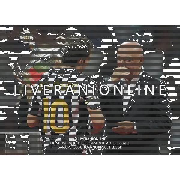 Milano 22-08-2010 20 Trofeo Luigi Berlusconi Milan-Juventus nella foto adriano galliani e alessandro del piero ph marco luzzani/ag aldo liverani s.a.s.