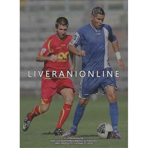 Como 22-08-2010 Campionato Lega Pro Prima Divisione 2010/11 Como-Ravenna nella foto filippo maria scardina e massimiliano tagliani ph marco luzzani/ag aldo liverani s.a.s.