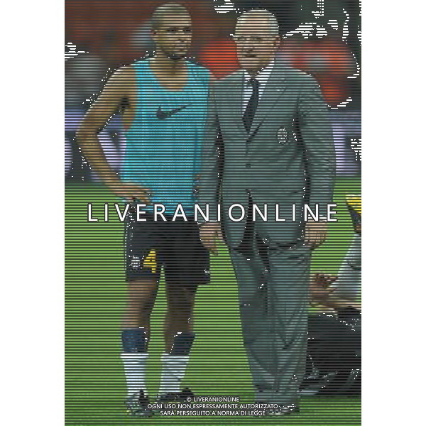 Trofeo Luigi Berlusconi 2010 Milano - 22.08.2010 Milan-Juventus Nella Foto:Luigi DEL NERI-FELIPE MELO /Ph.Vitez-Ag. Aldo Liverani