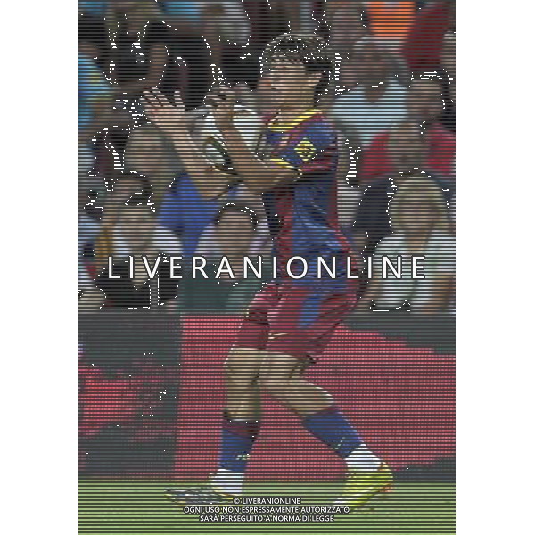 FC Barcelona\'s Bojan Krkic during SuperCup of Spain Final match. August 21,2010. (ALTERPHOTOS/Acero) BARCELLONA-SIVIGLIA SUPERCOPPA DI SPAGNA 2010 AG ALDO LIVERANI SAS ITALY ONLY *** Local Caption *** .
