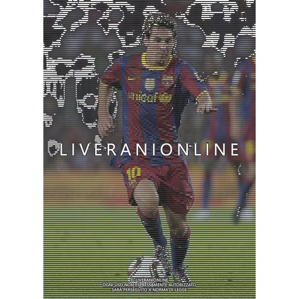 FC Barcelona\'s Lionel Messi during SuperCup of Spain Final match. August 21,2010. (ALTERPHOTOS/Acero) BARCELLONA-SIVIGLIA SUPERCOPPA DI SPAGNA 2010 AG ALDO LIVERANI SAS ITALY ONLY *** Local Caption *** .