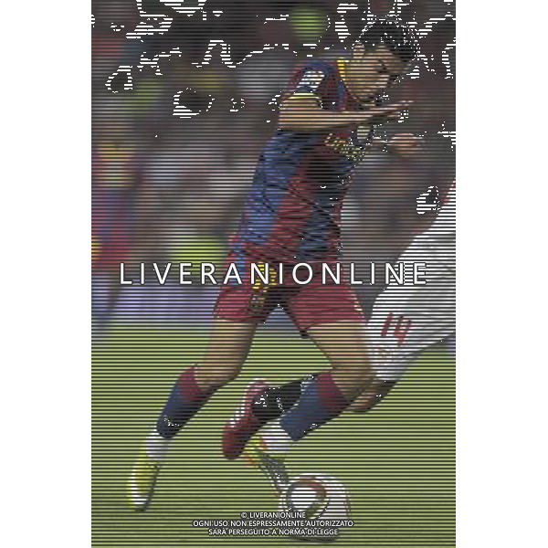 FC Barcelona\'s Pedro Rodriguez during SuperCup of Spain Final match. August 21,2010. (ALTERPHOTOS/Acero) BARCELLONA-SIVIGLIA SUPERCOPPA DI SPAGNA 2010 AG ALDO LIVERANI SAS ITALY ONLY *** Local Caption *** .