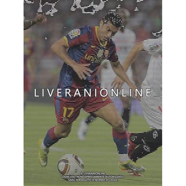 FC Barcelona\'s Pedro Rodriguez during SuperCup of Spain Final match. August 21,2010. (ALTERPHOTOS/Acero) BARCELLONA-SIVIGLIA SUPERCOPPA DI SPAGNA 2010 AG ALDO LIVERANI SAS ITALY ONLY *** Local Caption *** .