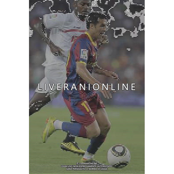 FC Barcelona\'s Pedro Rodriguez during SuperCup of Spain Final match. August 21,2010. (ALTERPHOTOS/Acero) BARCELLONA-SIVIGLIA SUPERCOPPA DI SPAGNA 2010 AG ALDO LIVERANI SAS ITALY ONLY *** Local Caption *** .
