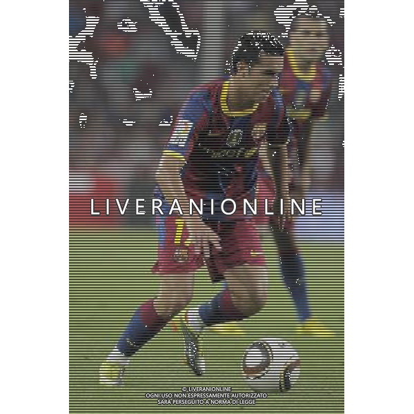 FC Barcelona\'s Pedro Rodriguez during SuperCup of Spain Final match. August 21,2010. (ALTERPHOTOS/Acero) BARCELLONA-SIVIGLIA SUPERCOPPA DI SPAGNA 2010 AG ALDO LIVERANI SAS ITALY ONLY *** Local Caption *** .