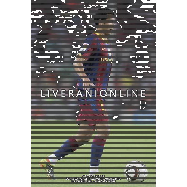 FC Barcelona\'s Pedro Rodriguez during SuperCup of Spain Final match. August 21,2010. (ALTERPHOTOS/Acero) BARCELLONA-SIVIGLIA SUPERCOPPA DI SPAGNA 2010 AG ALDO LIVERANI SAS ITALY ONLY *** Local Caption *** .