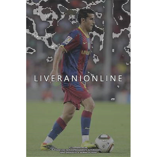 FC Barcelona\'s Pedro Rodriguez during SuperCup of Spain Final match. August 21,2010. (ALTERPHOTOS/Acero) BARCELLONA-SIVIGLIA SUPERCOPPA DI SPAGNA 2010 AG ALDO LIVERANI SAS ITALY ONLY *** Local Caption *** .