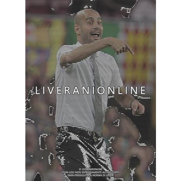 FC Barcelona\'s coach Pep Guardiola during SuperCup of Spain Final match. August 21,2010. (ALTERPHOTOS/Acero) BARCELLONA-SIVIGLIA SUPERCOPPA DI SPAGNA 2010 AG ALDO LIVERANI SAS ITALY ONLY *** Local Caption *** .