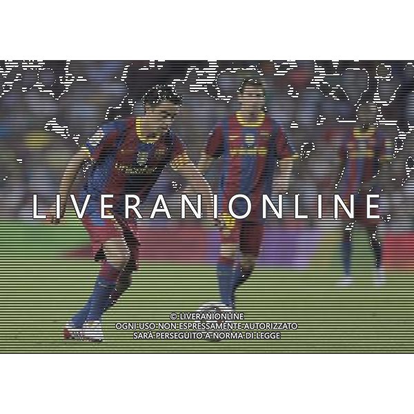 FC Barcelona\'s Xavi Hernandez during SuperCup of Spain Final match. August 21,2010. (ALTERPHOTOS/Acero) BARCELLONA-SIVIGLIA SUPERCOPPA DI SPAGNA 2010 AG ALDO LIVERANI SAS ITALY ONLY *** Local Caption *** .