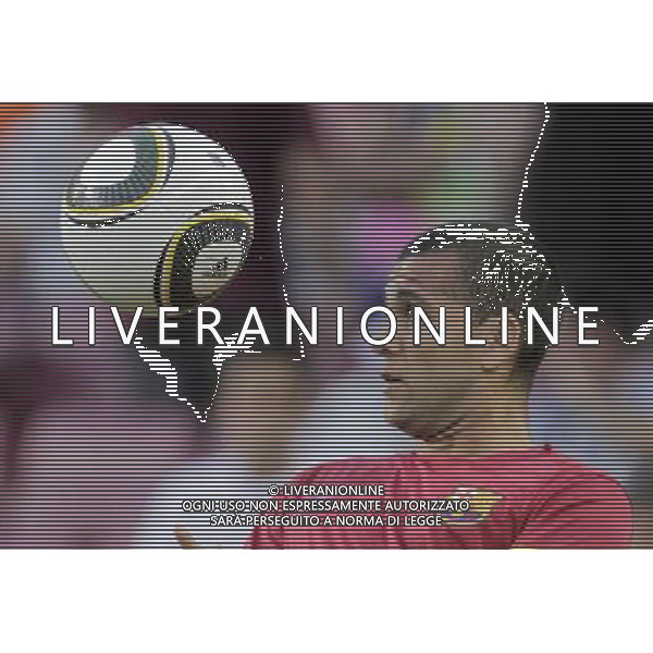 FC Barcelona\'s Daniel Alves during SuperCup of Spain Final match. August 21,2010. (ALTERPHOTOS/Acero) BARCELLONA-SIVIGLIA SUPERCOPPA DI SPAGNA 2010 AG ALDO LIVERANI SAS ITALY ONLY *** Local Caption *** .