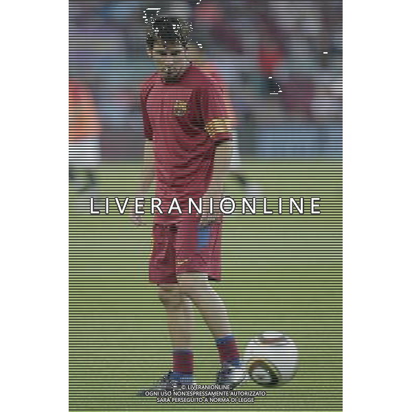 FC Barcelona\'s Lionel Messi during SuperCup of Spain Final match. August 21,2010. (ALTERPHOTOS/Acero) BARCELLONA-SIVIGLIA SUPERCOPPA DI SPAGNA 2010 AG ALDO LIVERANI SAS ITALY ONLY *** Local Caption *** .