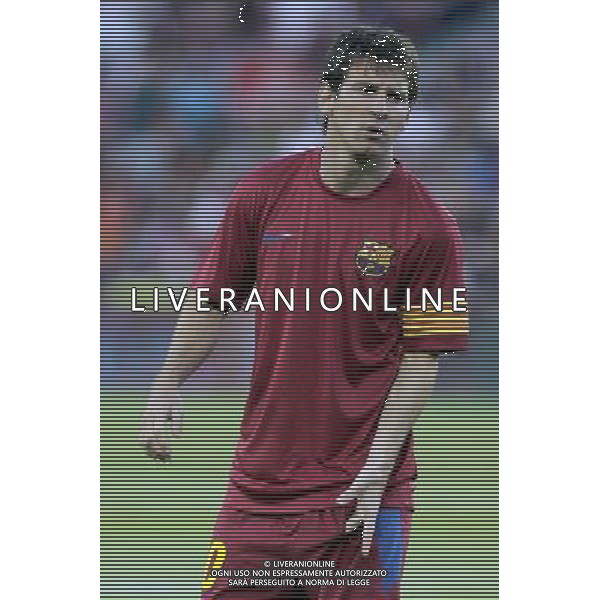 FC Barcelona\'s Lionel Messi during SuperCup of Spain Final match. August 21,2010. (ALTERPHOTOS/Acero) BARCELLONA-SIVIGLIA SUPERCOPPA DI SPAGNA 2010 AG ALDO LIVERANI SAS ITALY ONLY *** Local Caption *** .