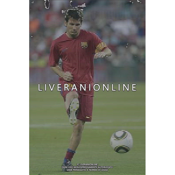 FC Barcelona\'s Lionel Messi during SuperCup of Spain Final match. August 21,2010. (ALTERPHOTOS/Acero) BARCELLONA-SIVIGLIA SUPERCOPPA DI SPAGNA 2010 AG ALDO LIVERANI SAS ITALY ONLY *** Local Caption *** .