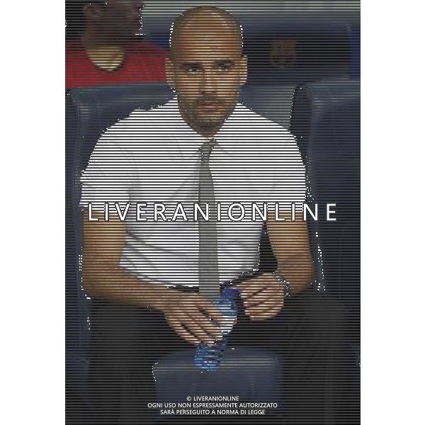 FC Barcelona\'s coach Pep Guardiola during SuperCup of Spain Final match. August 21,2010. (ALTERPHOTOS/Acero) BARCELLONA-SIVIGLIA SUPERCOPPA DI SPAGNA 2010 AG ALDO LIVERANI SAS ITALY ONLY *** Local Caption *** .