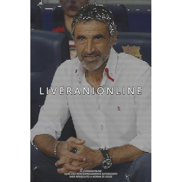 Sevilla\'s coach Antonio Alvarez during SuperCup of Spain Final match. August 21,2010. (ALTERPHOTOS/Acero) BARCELLONA-SIVIGLIA SUPERCOPPA DI SPAGNA 2010 AG ALDO LIVERANI SAS ITALY ONLY *** Local Caption *** .