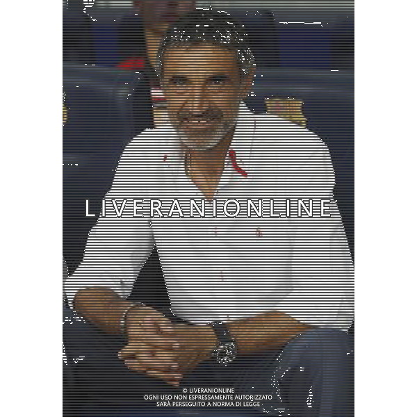 Sevilla\'s coach Antonio Alvarez during SuperCup of Spain Final match. August 21,2010. (ALTERPHOTOS/Acero) BARCELLONA-SIVIGLIA SUPERCOPPA DI SPAGNA 2010 AG ALDO LIVERANI SAS ITALY ONLY *** Local Caption *** .