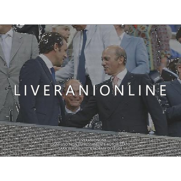 FC Barcelona\'s President Sandro Rosell (l) and Sevilla\'s President Jose Maria del Nido (r) during SuperCup of Spain Final match. August 21,2010. (ALTERPHOTOS/Acero) BARCELLONA-SIVIGLIA SUPERCOPPA DI SPAGNA 2010 AG ALDO LIVERANI SAS ITALY ONLY *** Local Caption *** .