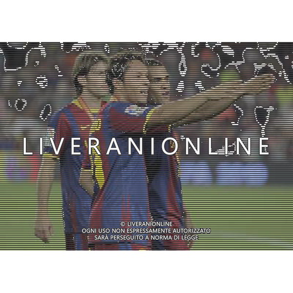 FC Barcelona\'s Adriano Correia and Daniel Alves during SuperCup of Spain Final match. August 21,2010. (ALTERPHOTOS/Acero) BARCELLONA-SIVIGLIA SUPERCOPPA DI SPAGNA 2010 AG ALDO LIVERANI SAS ITALY ONLY *** Local Caption *** .