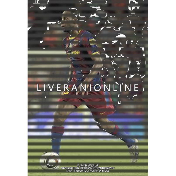 FC Barcelona\'s Seydou Keita during SuperCup of Spain Final match. August 21,2010. (ALTERPHOTOS/Acero) BARCELLONA-SIVIGLIA SUPERCOPPA DI SPAGNA 2010 AG ALDO LIVERANI SAS ITALY ONLY *** Local Caption *** .