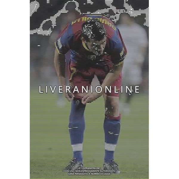 FC Barcelona\'s David Villa during SuperCup of Spain Final match. August 21,2010. (ALTERPHOTOS/Acero) BARCELLONA-SIVIGLIA SUPERCOPPA DI SPAGNA 2010 AG ALDO LIVERANI SAS ITALY ONLY *** Local Caption *** .