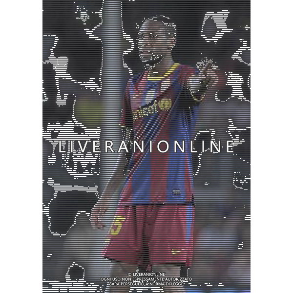 FC Barcelona\'s Seydou Keita during SuperCup of Spain Final match. August 21,2010. (ALTERPHOTOS/Acero) BARCELLONA-SIVIGLIA SUPERCOPPA DI SPAGNA 2010 AG ALDO LIVERANI SAS ITALY ONLY *** Local Caption *** .