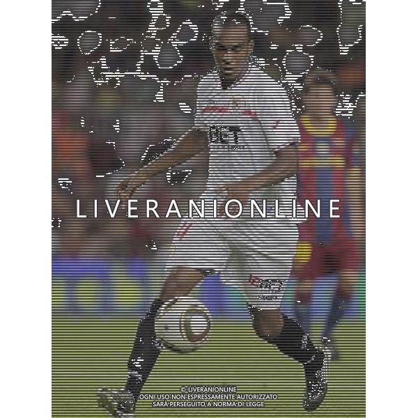 Sevilla\'s Abdoulay Konko during SuperCup of Spain Final match. August 21,2010. (ALTERPHOTOS/Acero) BARCELLONA-SIVIGLIA SUPERCOPPA DI SPAGNA 2010 AG ALDO LIVERANI SAS ITALY ONLY *** Local Caption *** .