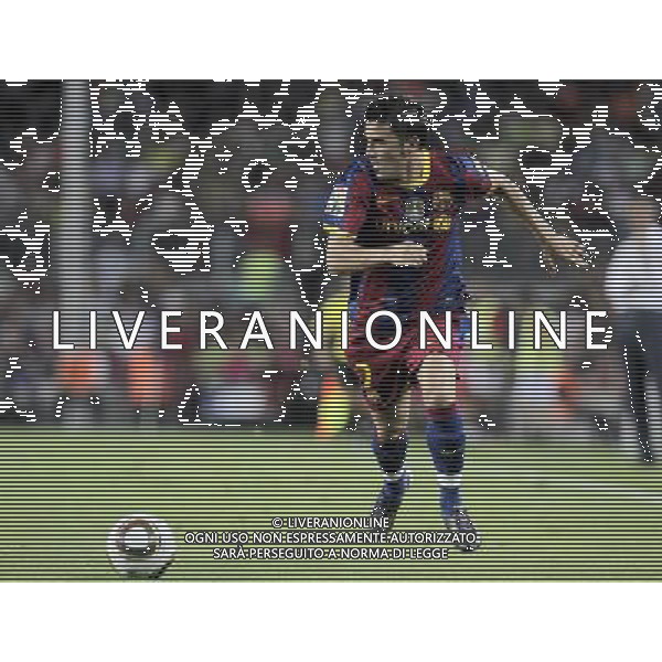 FC Barcelona\'s David Villa during SuperCup of Spain Final match. August 21,2010. (ALTERPHOTOS/Acero) BARCELLONA-SIVIGLIA SUPERCOPPA DI SPAGNA 2010 AG ALDO LIVERANI SAS ITALY ONLY *** Local Caption *** .