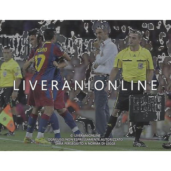 Oficial debut of FC Barcelona\'s David Villa during SuperCup of Spain Final match. August 21,2010. (ALTERPHOTOS/Acero) BARCELLONA-SIVIGLIA SUPERCOPPA DI SPAGNA 2010 AG ALDO LIVERANI SAS ITALY ONLY *** Local Caption *** .