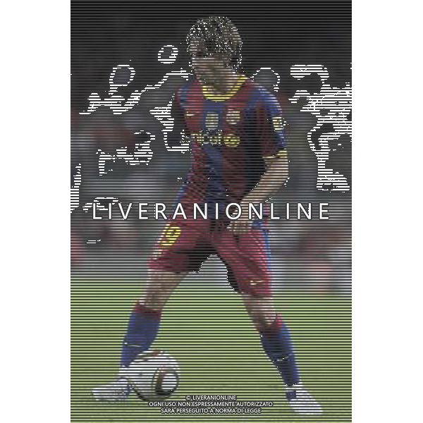 FC Barcelona\'s Maxwell during SuperCup of Spain Final match. August 21,2010. (ALTERPHOTOS/Acero) BARCELLONA-SIVIGLIA SUPERCOPPA DI SPAGNA 2010 AG ALDO LIVERANI SAS ITALY ONLY *** Local Caption *** .