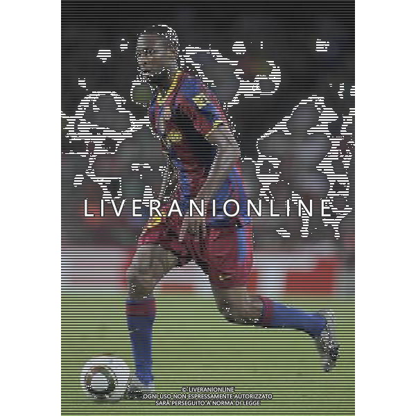 FC Barcelona\'s Seydou Keita during SuperCup of Spain Final match. August 21,2010. (ALTERPHOTOS/Acero) BARCELLONA-SIVIGLIA SUPERCOPPA DI SPAGNA 2010 AG ALDO LIVERANI SAS ITALY ONLY *** Local Caption *** .