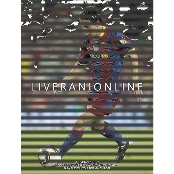 FC Barcelona\'s Lionel Messi during SuperCup of Spain Final match. August 21,2010. (ALTERPHOTOS/Acero) BARCELLONA-SIVIGLIA SUPERCOPPA DI SPAGNA 2010 AG ALDO LIVERANI SAS ITALY ONLY *** Local Caption *** .