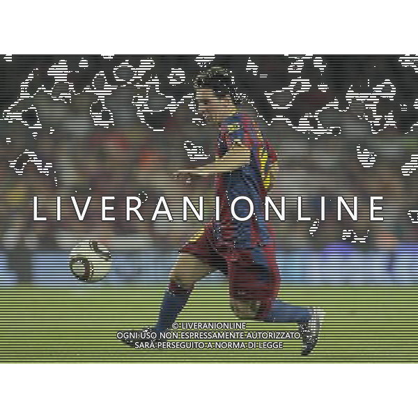 FC Barcelona\'s Lionel Messi during SuperCup of Spain Final match. August 21,2010. (ALTERPHOTOS/Acero) BARCELLONA-SIVIGLIA SUPERCOPPA DI SPAGNA 2010 AG ALDO LIVERANI SAS ITALY ONLY *** Local Caption *** .