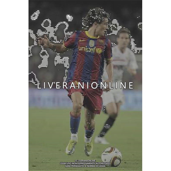 FC Barcelona\'s Bojan Krkic during SuperCup of Spain Final match. August 21,2010. (ALTERPHOTOS/Acero) BARCELLONA-SIVIGLIA SUPERCOPPA DI SPAGNA 2010 AG ALDO LIVERANI SAS ITALY ONLY *** Local Caption *** .