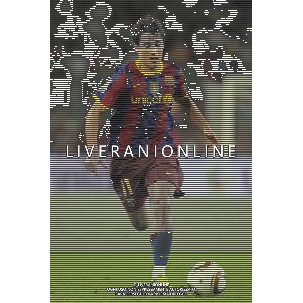 FC Barcelona\'s Bojan Krkic during SuperCup of Spain Final match. August 21,2010. (ALTERPHOTOS/Acero) BARCELLONA-SIVIGLIA SUPERCOPPA DI SPAGNA 2010 AG ALDO LIVERANI SAS ITALY ONLY *** Local Caption *** .