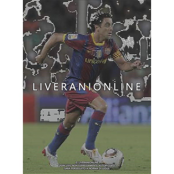 FC Barcelona\'s Xavi Hernandez during SuperCup of Spain Final match. August 21,2010. (ALTERPHOTOS/Acero) BARCELLONA-SIVIGLIA SUPERCOPPA DI SPAGNA 2010 AG ALDO LIVERANI SAS ITALY ONLY *** Local Caption *** .
