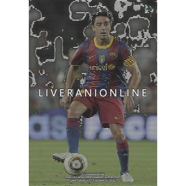 FC Barcelona\'s Xavi Hernandez during SuperCup of Spain Final match. August 21,2010. (ALTERPHOTOS/Acero) BARCELLONA-SIVIGLIA SUPERCOPPA DI SPAGNA 2010 AG ALDO LIVERANI SAS ITALY ONLY *** Local Caption *** .