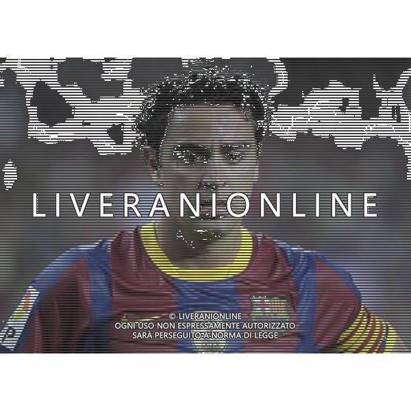 FC Barcelona\'s Xavi Hernandez during SuperCup of Spain Final match. August 21,2010. (ALTERPHOTOS/Acero) BARCELLONA-SIVIGLIA SUPERCOPPA DI SPAGNA 2010 AG ALDO LIVERANI SAS ITALY ONLY *** Local Caption *** .