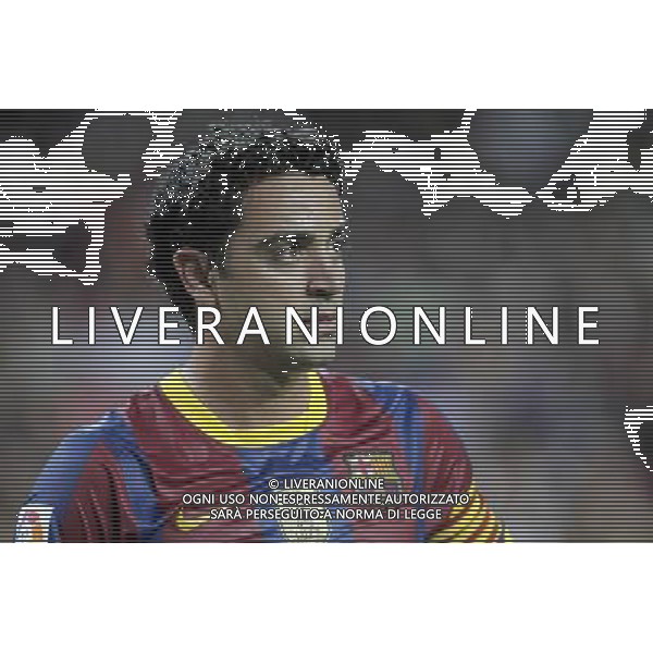 FC Barcelona\'s Xavi Hernandez during SuperCup of Spain Final match. August 21,2010. (ALTERPHOTOS/Acero) BARCELLONA-SIVIGLIA SUPERCOPPA DI SPAGNA 2010 AG ALDO LIVERANI SAS ITALY ONLY *** Local Caption *** .