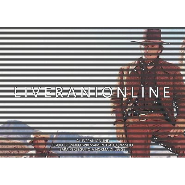 FILM JOE KIDD 1972 NELLA FOTO CLINT EASTWOOD AG ALDO LIVERANI