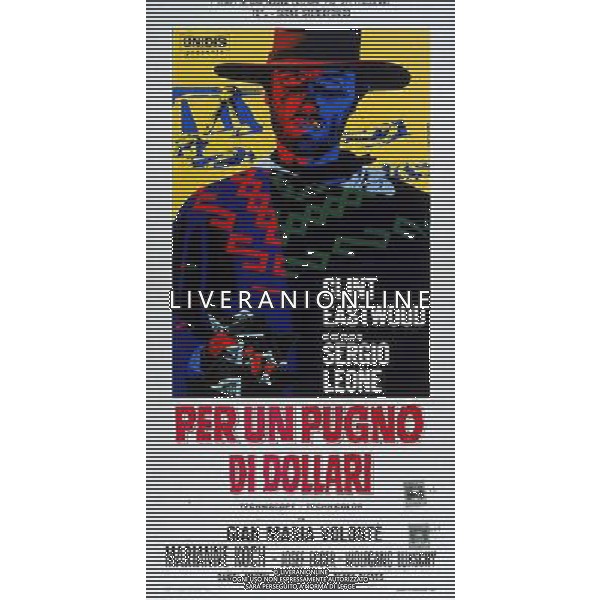 FILM PER UN PUGNO DI DOLLARI 1964 NELLA FOTO LOCANDINA AG ALDO LIVERANI 