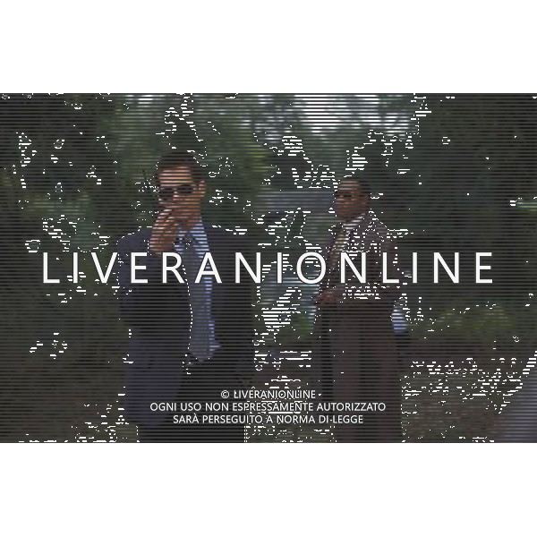 FILM MYSTIC RIVER NELLA FOTO KEVIN BACON - LAURENCE FISHBURNE AG ALDO LIVERANI