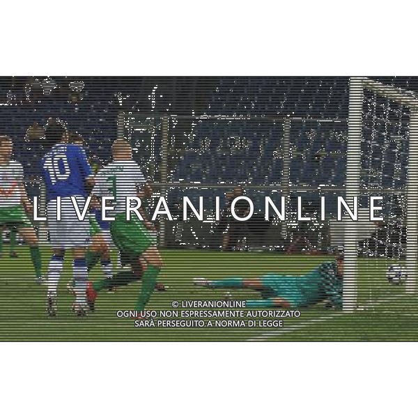 Champions League 2010/2011 Turno Preliminare Ritorno Genova - 24.08.2010 Sampdoria-Werder Brema Nella Foto:giampaolo pazzini primo gol /Ph.Vitez-Ag. Aldo Liverani