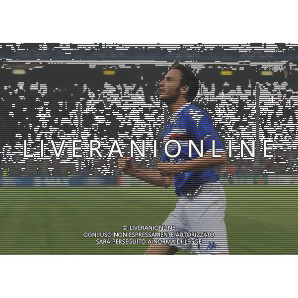 Champions League 2010/2011 Turno Preliminare Ritorno Genova - 24.08.2010 Sampdoria-Werder Brema Nella Foto:giampaolo pazzini esultanza dopo il primo gol /Ph.Vitez-Ag. Aldo Liverani