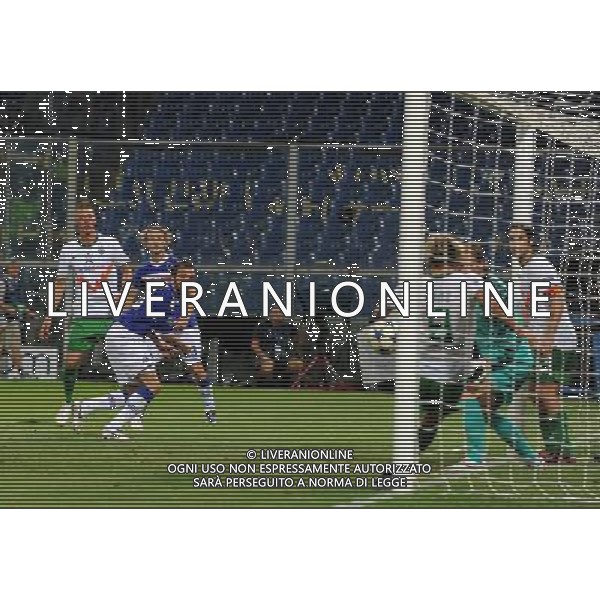 Champions League 2010/2011 Turno Preliminare Ritorno Genova - 24.08.2010 Sampdoria-Werder Brema Nella Foto:frings salva sulla linea l\'occasione di pazzini /Ph.Vitez-Ag. Aldo Liverani