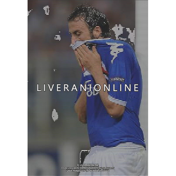 Champions League 2010/2011 Turno Preliminare Ritorno Genova - 24.08.2010 Sampdoria-Werder Brema Nella Foto:delusione pazzini /Ph.Vitez-Ag. Aldo Liverani