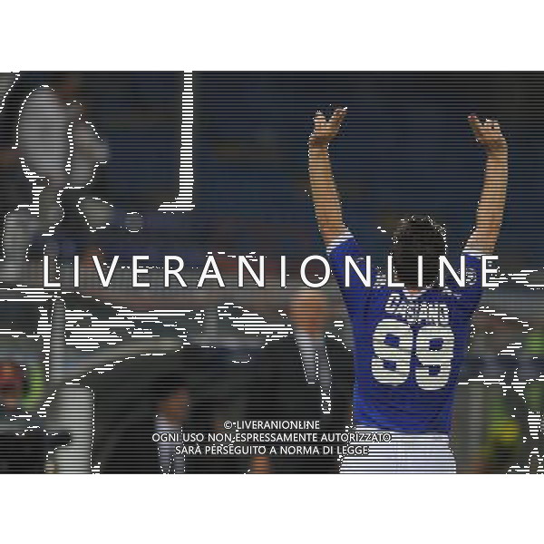 Champions League 2010/2011 Turno Preliminare Ritorno Genova - 24.08.2010 Sampdoria-Werder Brema Nella Foto: esultanza dopo il gol di antonio cassano /Ph.Vitez-Ag. Aldo Liverani