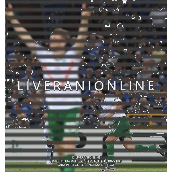 Champions League 2010/2011 Turno Preliminare Ritorno Genova - 24.08.2010 Sampdoria-Werder Brema Nella Foto:pizarro esultanza /Ph.Vitez-Ag. Aldo Liverani