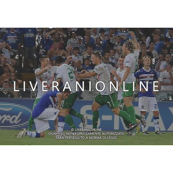 Champions League 2010/2011 Turno Preliminare Ritorno Genova - 24.08.2010 Sampdoria-Werder Brema Nella Foto:pizarro esultanza /Ph.Vitez-Ag. Aldo Liverani