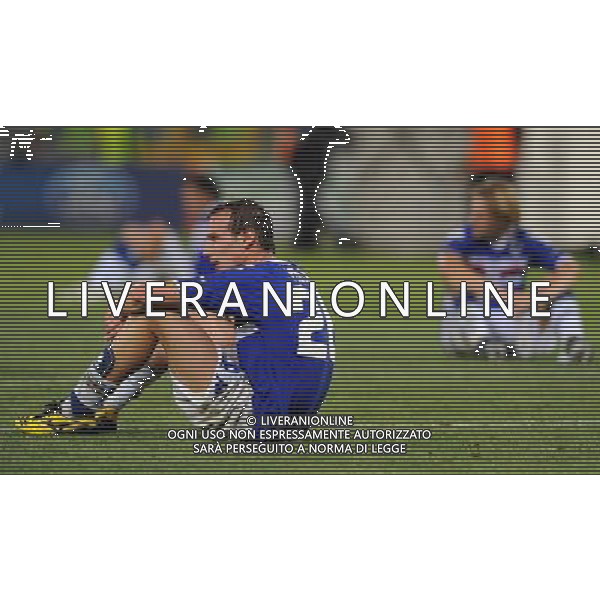 Champions League 2010/2011 Turno Preliminare Ritorno Genova - 24.08.2010 Sampdoria-Werder Brema Nella Foto:delusione volta sampdoria /Ph.Vitez-Ag. Aldo Liverani